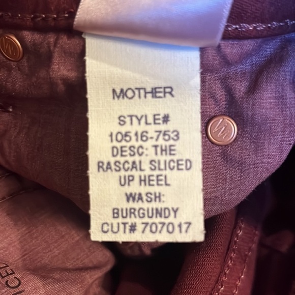 NWT! MOTHER The Rascal Sliced Up Heel! - Picture 13 of 13